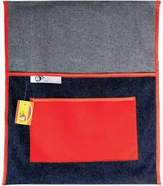 4 Kids school chairbag Denim 380mm pocket