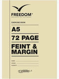 NEXX/Freedom Stationery A5 72pgs Feint & Margin