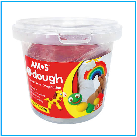 Amos 5 Colours Playdough 500g