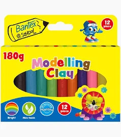 Bantex @School Modelling Clay 12pc 180g
