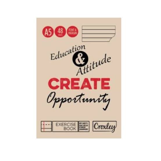 Croxley A5 48PG Exercise Book