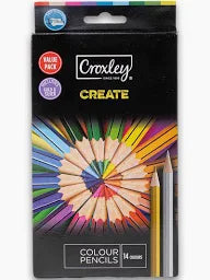 CROXLEY CREATE WOODFREE PENCIL COLOURS 14s