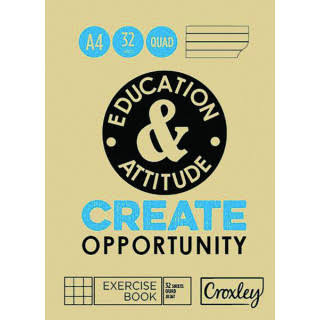 Croxley JD267 32pg Quad Exercise Book
