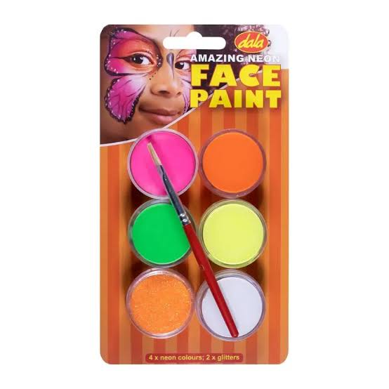 DALA Face Paint Neon Blister Kit
