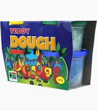 Dala Teddy Play Dough Kit 4x100ml