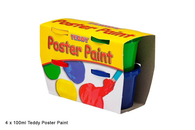Dala Teddy Poster Paint Kit 4x100ml