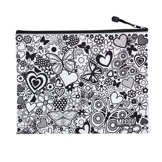 Meeco Doodle Me Small Pencil Bag Boys / Girls Junior 22cm