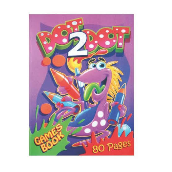 Dot To Dot Colouring Books 80pg