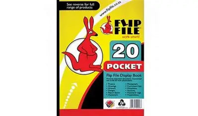 Flip File A4   20 Pocket