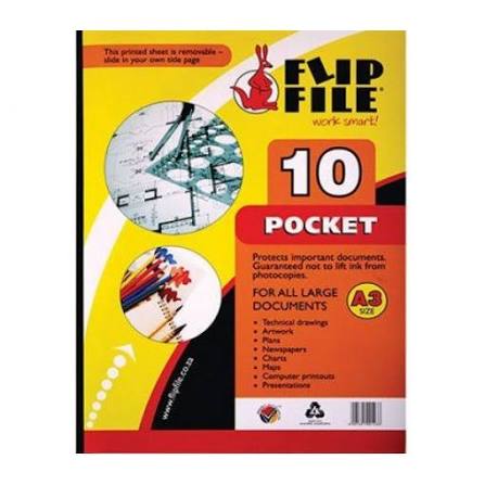 Flip File A3 10 Pocket