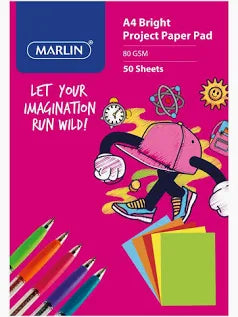 Marlin Bright Paper Pads 50 Sheets