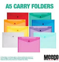 Meeco Carry Folder A5 Clear