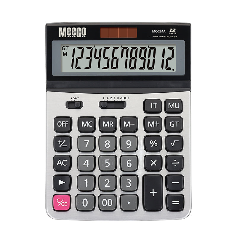 Meeco 12 Digit Calculator MC-224A