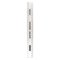 Marlin 30cm Ruler Clear