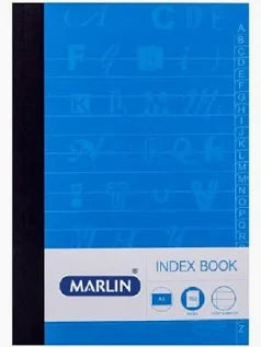 Marlin A5 Index book 192pg
