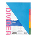 Meeco Board Index 1-5 Printed Colour