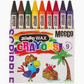 Meeco Jumbo Wax Crayons 9's