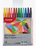 Monami Retractable Crayons 12's