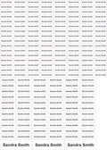 NAME LABELS Sheet of 84 (Printed Only)