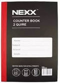 NEXX A4 2 QUIRE 192pg Counter Book