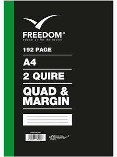 Nexx A4 2 QUIRE 192pgs Quad & Margin