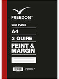 Nexx A4  3Quire Feint & Margin (288pg)  Counter Book
