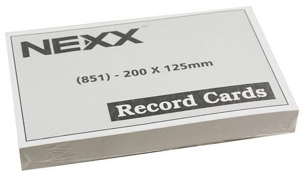 Nexx RECORD CARDS 125x75