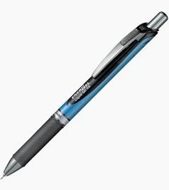 Pentel Energel Retractable 0.5mm Needle Black BLN75-A