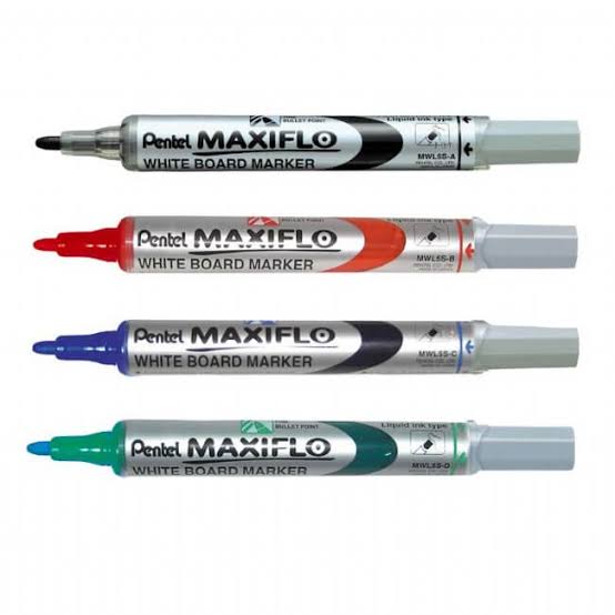 Pentel Maxiflo Whiteboard Markers MWL5S-C