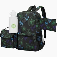 Quest Neon Sneakers 4 Piece Backpack Combo