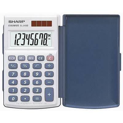 Sharp EL243S 8 Digit Calculator