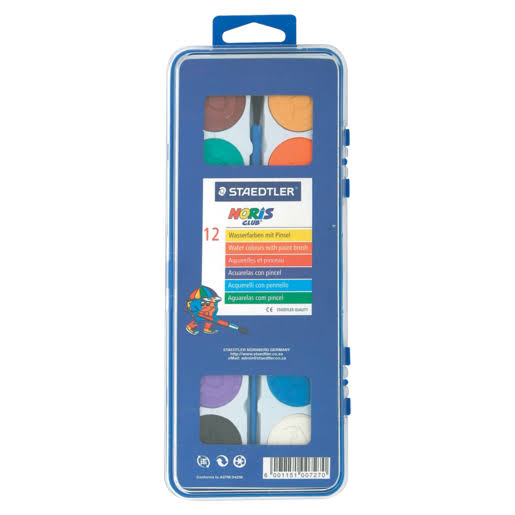 Staedtler Water Colour Paints 12s