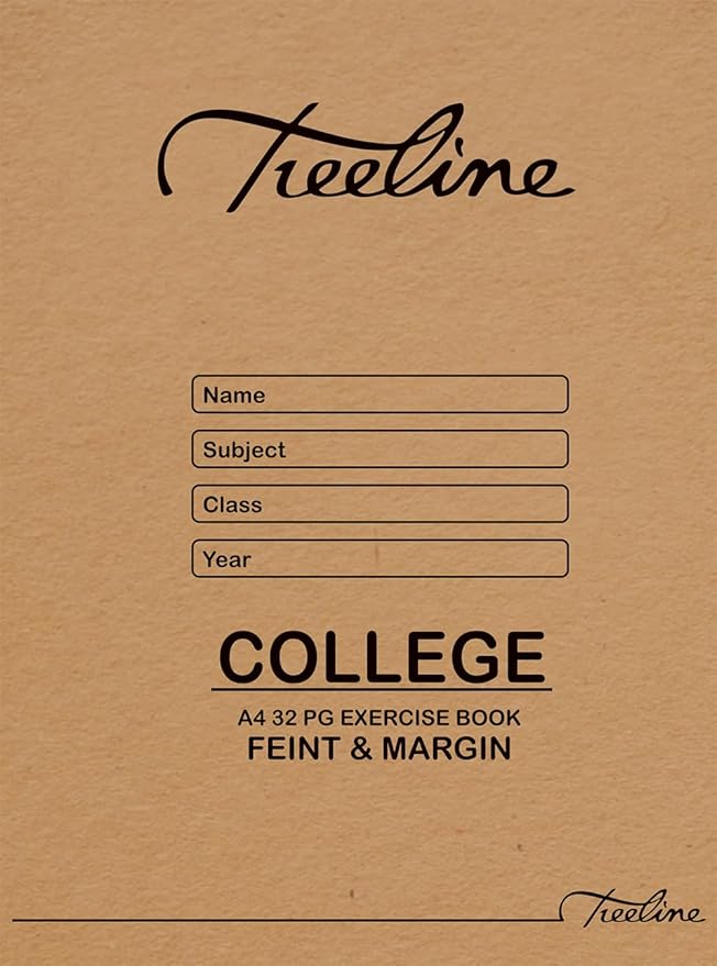 Treeline 32pg A4 Quad & Margin Soft Cover Books