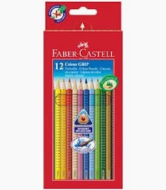 Faber Castell Colour Pencils Grip Box 12